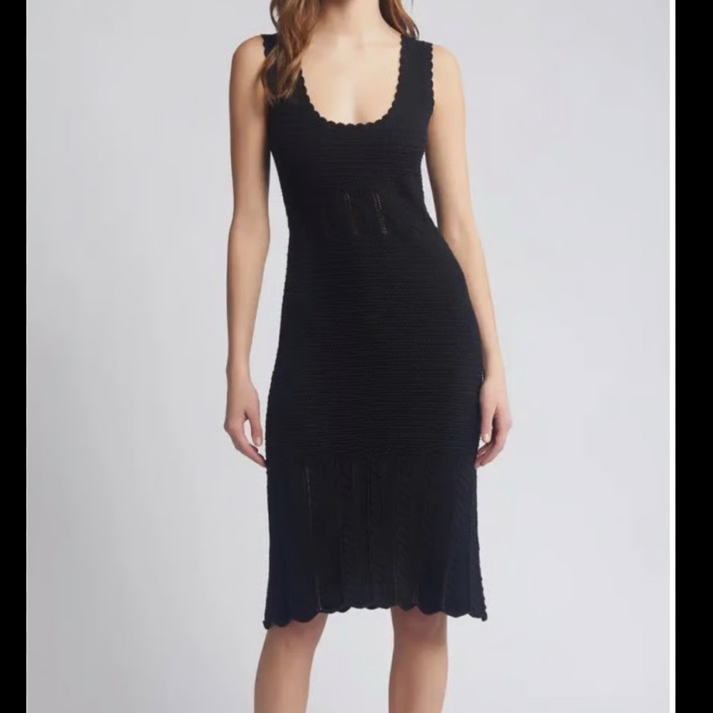 French Connection Black Knit Dress
